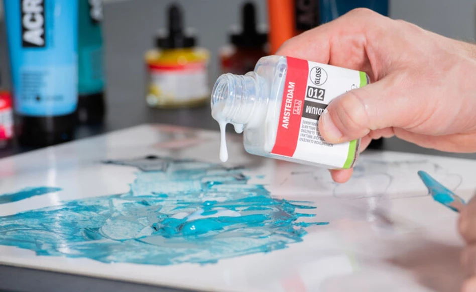 Five ways to use acrylic paint
