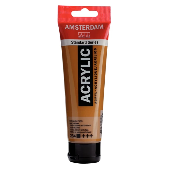 Standard Series acrylic tube 120 ml Raw Sienna 234 - PackshotFront