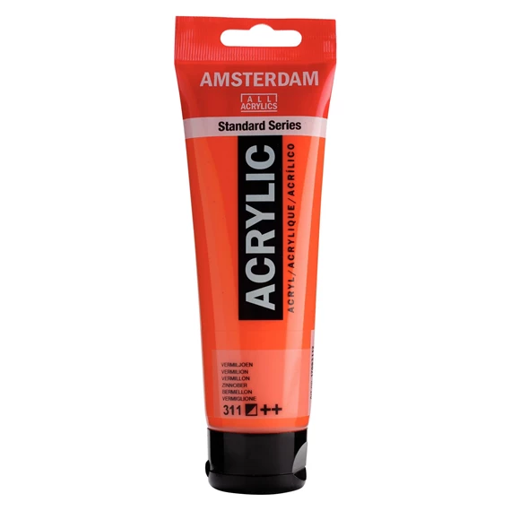 Standard Series Acrylique Tube 120 ml Vermillon 311 - PackshotFront