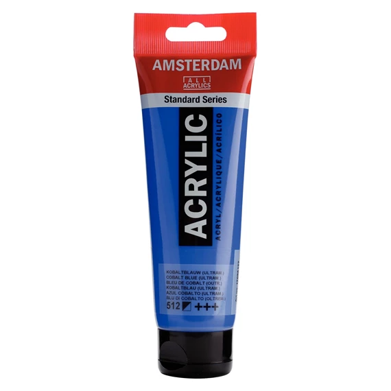 Standard Series Colores Acrílicos Tubo 120 ml Azul Cobalto (Ultramar) 512 - PackshotFront