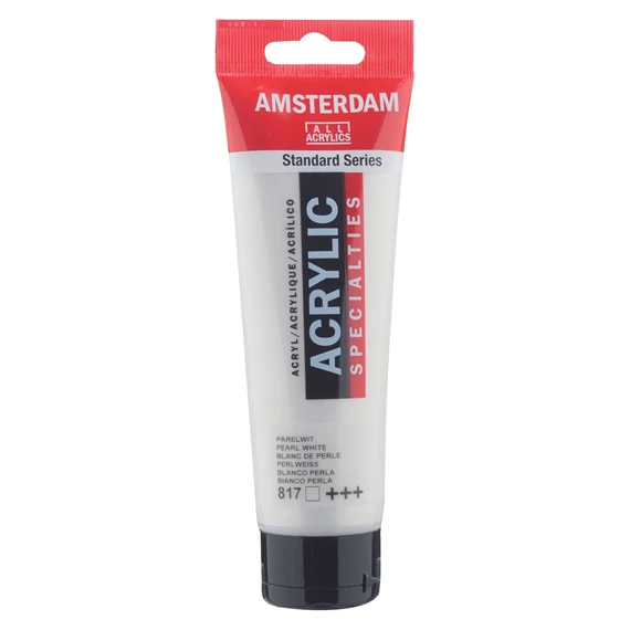 Standard Series Acrylfarbe Tube 120 ml Perlweiß 817 - PackshotFront