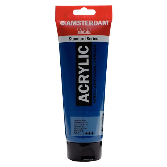 Standard Series acrylverf tube 250 ml Groenblauw 557 - PackshotFront