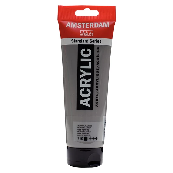 Standard Series Acrylfarbe Tube 250 ml Neutralgrau 710 - PackshotFront
