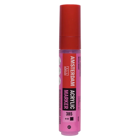 Acrylic marker 15 mm Quinacridone Rose Light 385 - PackshotFront