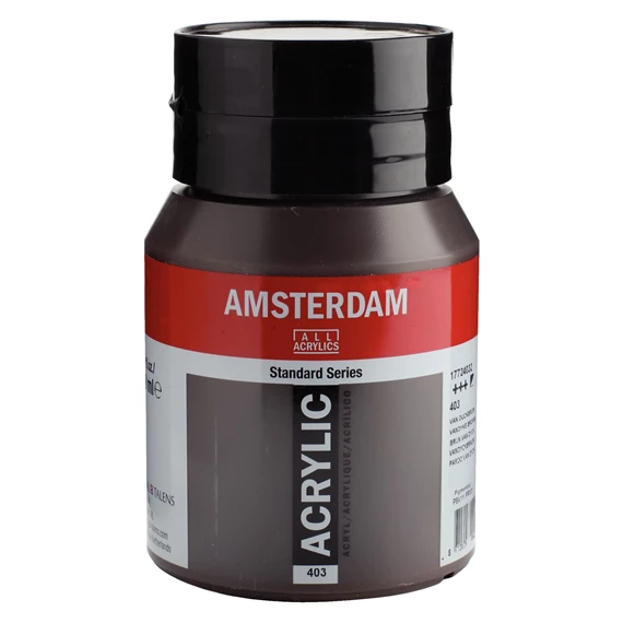Standard Series Colores Acrílicos Bote 500 ml Pardo Van Dyck 403 - PackshotFront