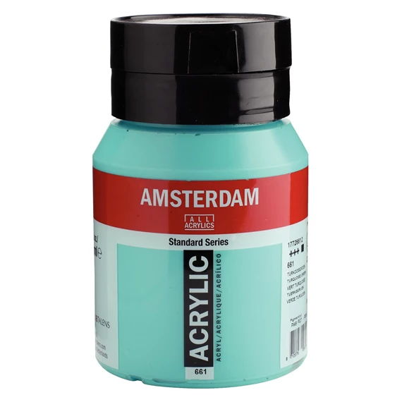 Standard Series Acrylique Pot 500 ml Vert Turquoise 661 - PackshotFront