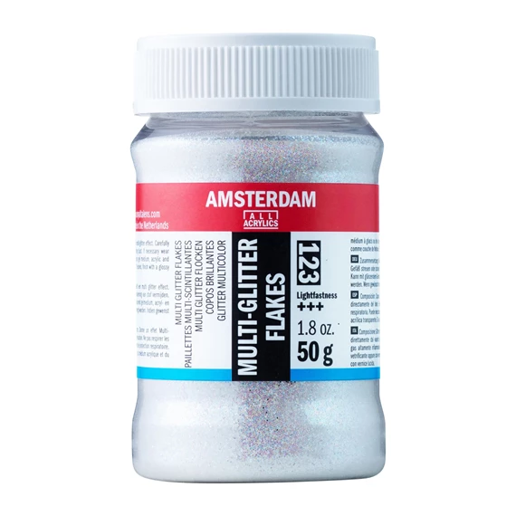 Flocons de Paillettes Multicolores 50 G 123 Pot 75 ml - PackshotFront