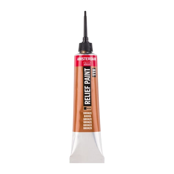 Reliëf verf tube 20 ml Brons 811 - PackshotFront